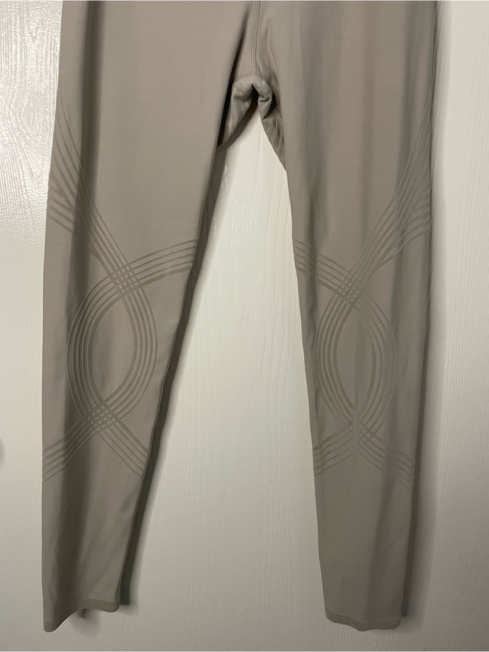 Fanka Body Sculpt High Rise Leggings Taupe Size Small Yoga Workout - Picture 2 of 9